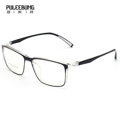 

Puleebumg spectacle frame men and women general sports type full frame of the influx of people simple myopia optical flat light P1