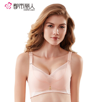 

City beauty people to adjust the type of bra 34 cup in the thick mold cup side of the collection of yarn material Ms underwear b