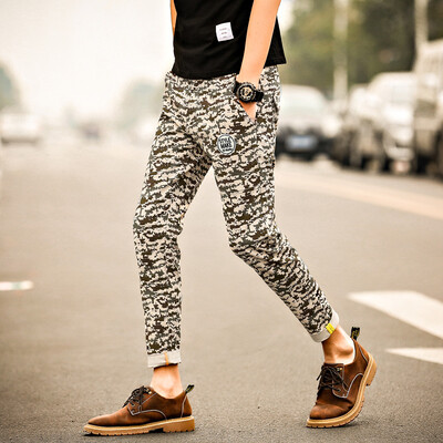 

2017 new men's nine pants in autumn thin section Slim pants as gift for men