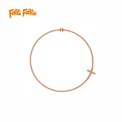 

Г-жа Folli Follie серии Folli Follie Carma бусины розового золота крест ожерелье 1N17T005R
