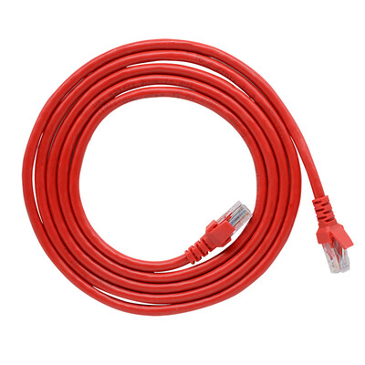 

Amp Simon A60T six types of network jumpers CAT6 finished cable Gigabit network cable computer network jumper oxygen free copper cable red 1 meter