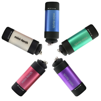 

Новый мини-USB фонарик факел брелок свет Водонепроницаемый Torchlight Карманный Multicolor Мощный и перезаряжаемый светодиодный