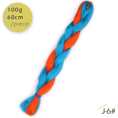 

AISI HAIR 100g / pcs 24inch   Kanekalon гигантский   косы Волосыломбер Две тонныЦветные синтетические волосы для кукол Вязание крю