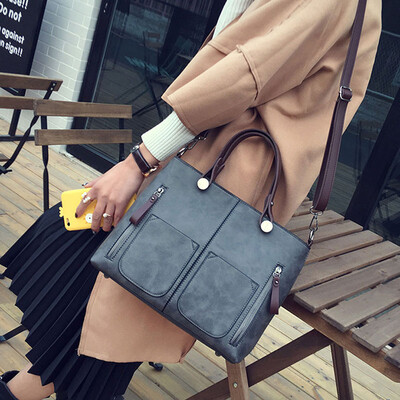 

DALFR PU Women Shoulder Bag Leather Handbags Designer Bags Famous Brand Women Bags 2017 Women Crossbody Bag