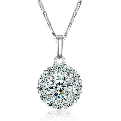 

Yoursfs® 18K White Gold Plated Snowflake Necklace Use Austrian Crystal Fashion Gemstone Necklace