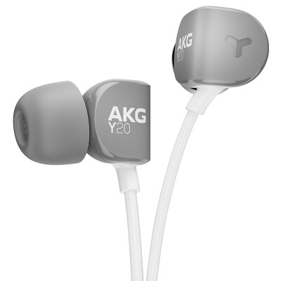 

AKG Y20U Stereo Ear Earphone Music Headset Mobile Phone Headset Universal Wire Control One Button Compatible With Microphone Talk Gray