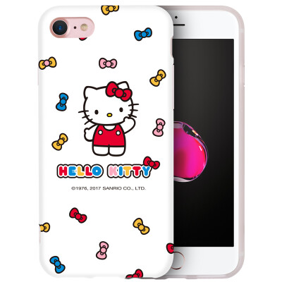 

Hello Kitty Apple, телефон оболочки 7/8 iPhone7 / 8 мультфильм все включено защитный рукав силикона мягкая оболочка Выдерживает падение 4,7 дюйма мило Hello Kitty