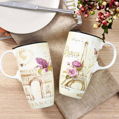 

A Ting American Couples Ceramic Pair Mug