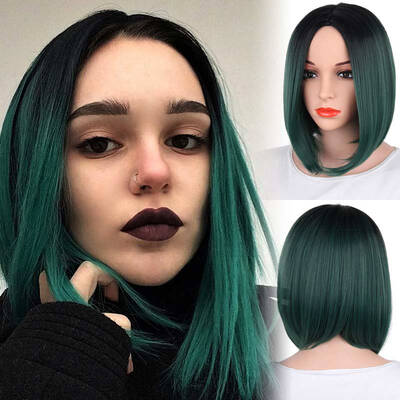 

AISI HAIR Синтетические парики для боба Короткие прямые частичный парик для волос с парой для парик для женщин