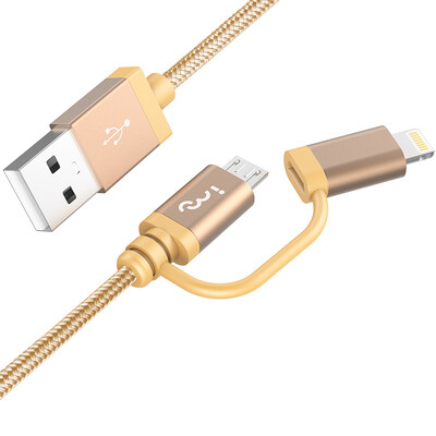 

i-mu Apple Android 2-in1 Chaging Cable 1m