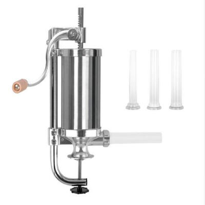 

12KG Homemade Sausage Meat Stuffer Stainless Steel Manual Vertical Sausage Filling Machine Kitchen Tool Sausage Maker