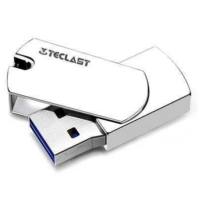 

Teclast 64GB USB30 U disk radium bright silver metal 360 degree rotation compact high speed USB flash drive