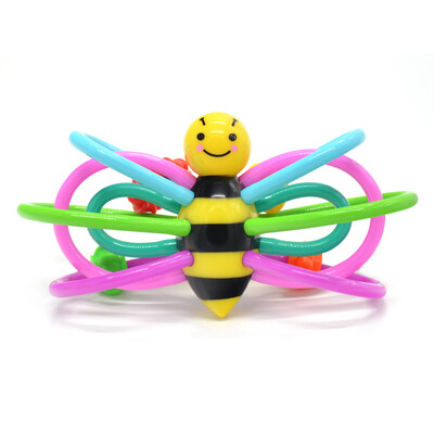 

Manhattan Toy Manhattan golfer catching the ball newborn teether pacifier molar stick baby bite music molar rattle toy bee