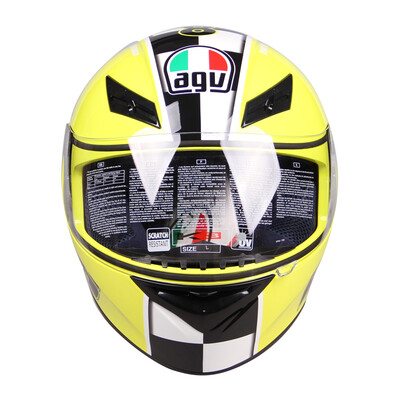 

AGV helmet K3 TOP men&women helmet helmets Italian motorcycle racing helmet yellow 8 crown XL