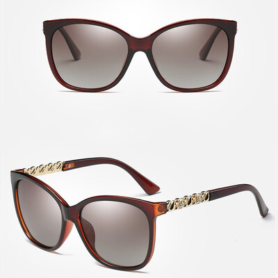 

Artificial Crystal Ornament Gradient Oval Sunglasses Women Brand Vintage with BOX High Quality UV400 Sun Glasses for Mujer