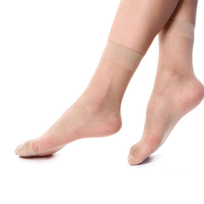 

[Jingdong supermarket] Langsha short silk socks on the socks crystal silk socks thin section of women's short stockings 20 double-skin coffee 10 double yards