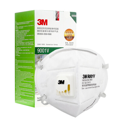 

3M valve with a protective mask KN90 folding ear-type anti-haze dust dust 9001V 25 box individually packaged new&old random packaging