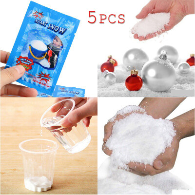 

5-100 pack Fake Magic Instant Snow For Sensory Play Frozen Wedding Xmas Decor Fashion