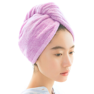 

Sam Lee cashmere super soft dry hair cap 3 loaded 25x65cm strong absorbent lint hair dry towel single are individually packaged lilac gray light pink