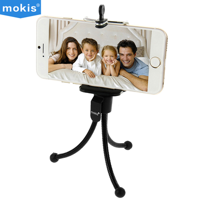 

Mokis desktop phone stand tripod stand bedside lazy stand phone camera stand self-portrait bracket black