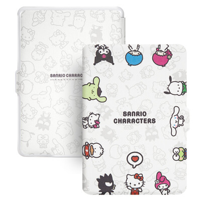 

Hello Kitty зажигать версию 558 новых Kindle электронных книг мультфильма защитного рукава популярных брендов спать окруженную белой кожи счастливой