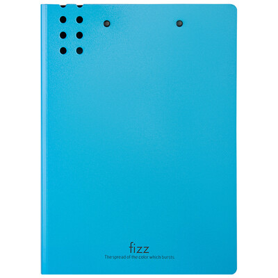 

Fizz thickened A4 long folder folder with board clip color folder office supplies blue A2388