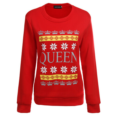 

A sports casual lady with the queens letter