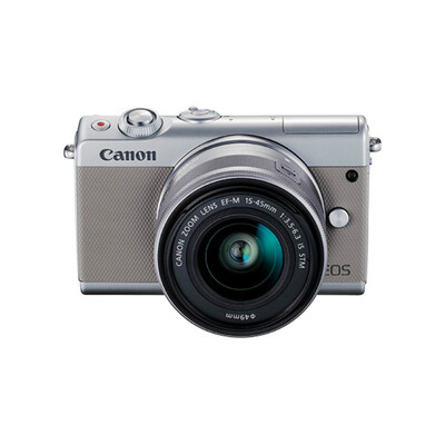 

Canon EOS M100 Mini Single Envelope Gray EF-M 15-45mm f 35-63 IS STM