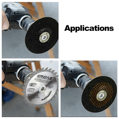 

Electric Drill Variable Angle Grinder Mandrel Adapter Disc Holder Kit Spanner Polish Wheels Set