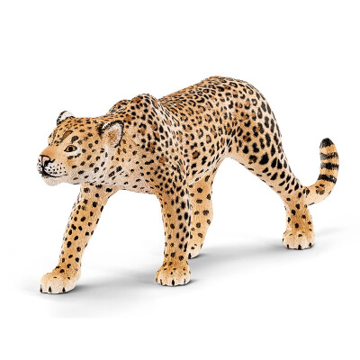 

Schlech Schleich German brand hand-painted wild animal simulation animal model 3-year-old children puzzle teaching aids - Leopard toys SCHC14748