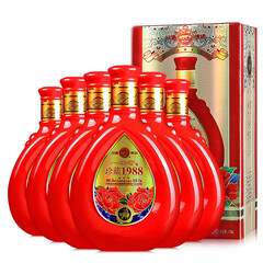 山西杏花村汾酒集团53°清香型白酒珍藏1988三星一坛香 红瓶版-白酒