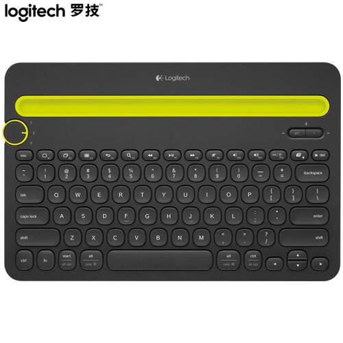 罗技（Logitech）K480 键盘 无线蓝牙键盘 办公键盘 女性 便携 超薄键盘 笔记本键盘 黑色 自营