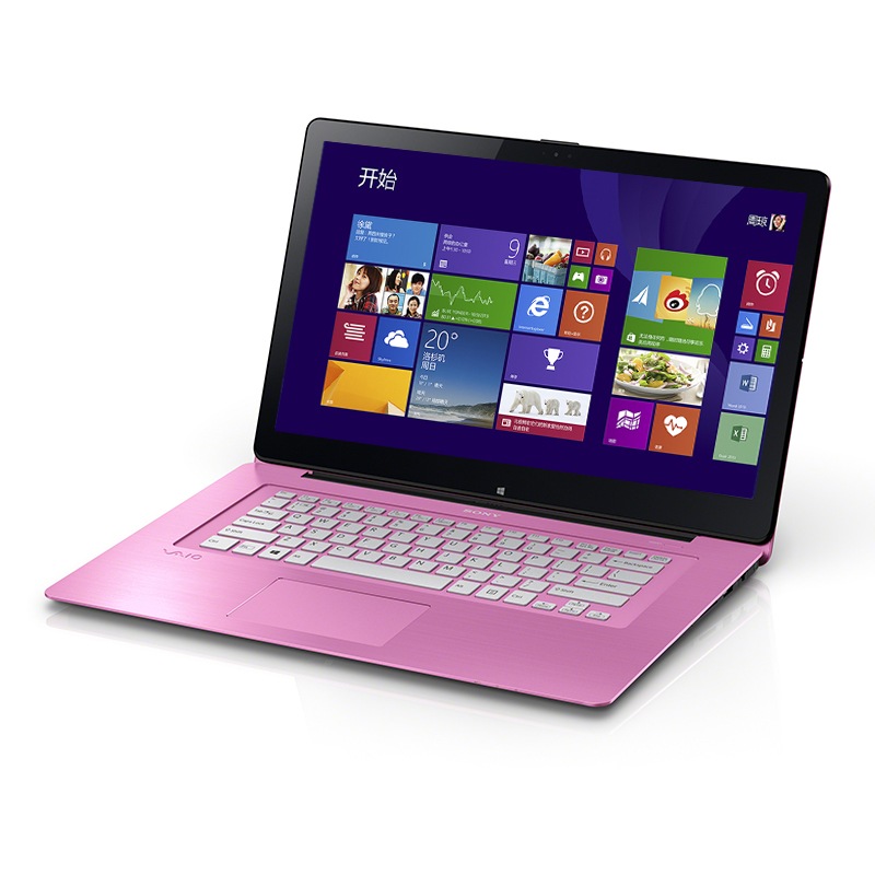 Sony (SONY) SVF15N28SCP 15.5-inch laptop (i5-4200U 4G 750G dual display switching 2G independent display Bluetooth touch Win8.1 pink)