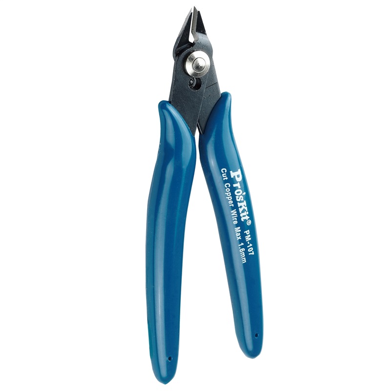 Baogong (Pro sKit) PM-107F blue handle precision Ruyi diagonal pliers 130mm