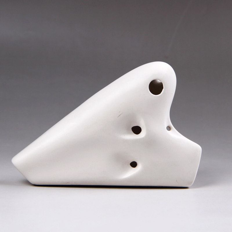 Feng Ya Ocarina (Feng Ya Ocarina) Offly White Double Tube Re-Tube/Mill C Tune Oval AC Oval A Octubre