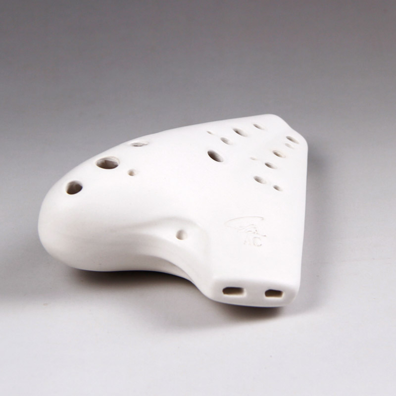 Feng Ya Ocarina (Feng Ya Ocarina) Offly White Double Tube Re-Tube/Mill C Tune Oval AC Oval A Octubre