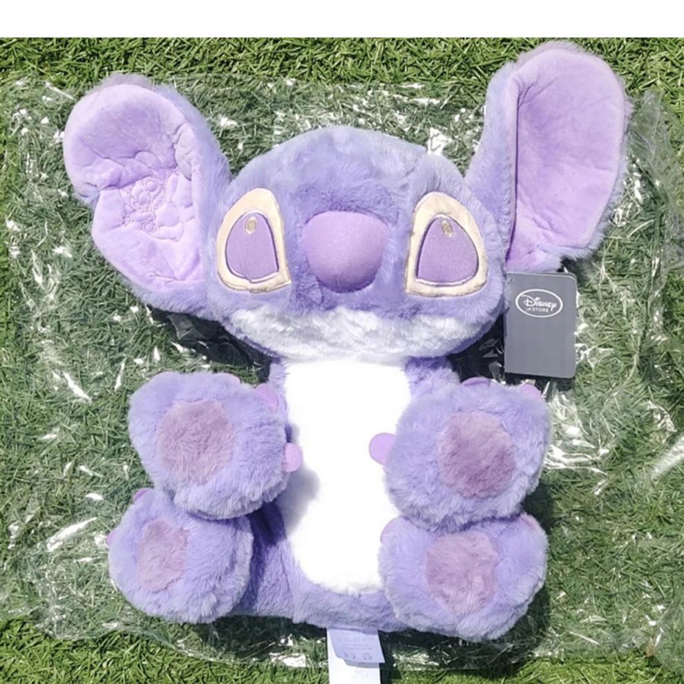 迪士尼紫色史迪仔玩偶星际香芋紫史迪奇公仔毛绒玩具女孩布娃娃小红书