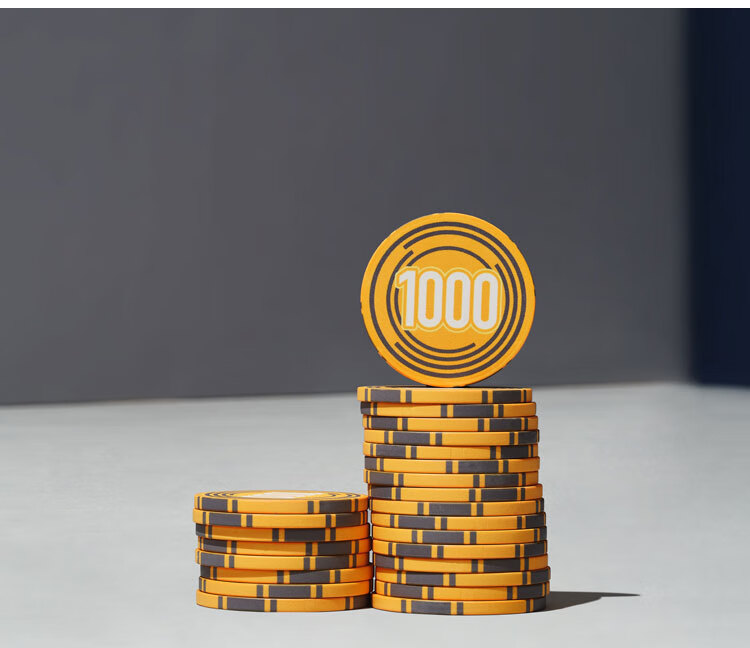 德州扑克筹码德州扑克带面值陶瓷筹码筹码币50面值陶瓷筹码一卷25片