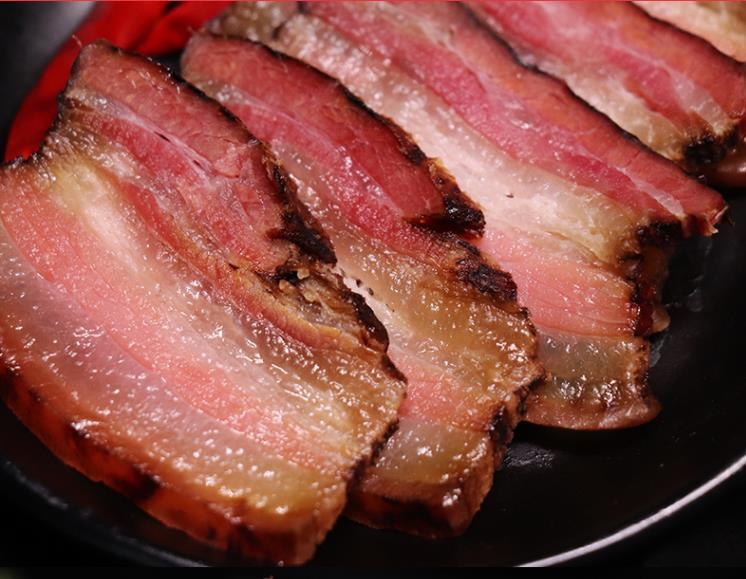 橙伯乐重庆巫溪万春村腊肉特产柏树柴火烟熏腊肉五花肉腊五花圆尾瘦肉