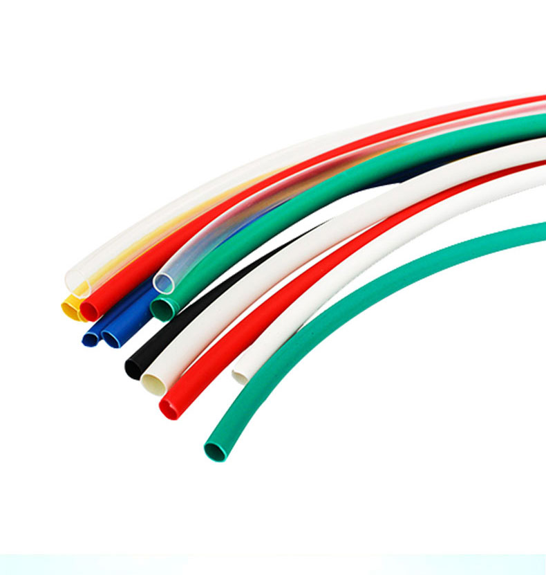 电线电缆保护套黑色热缩管绝缘套管数据线软护套电工套管0.