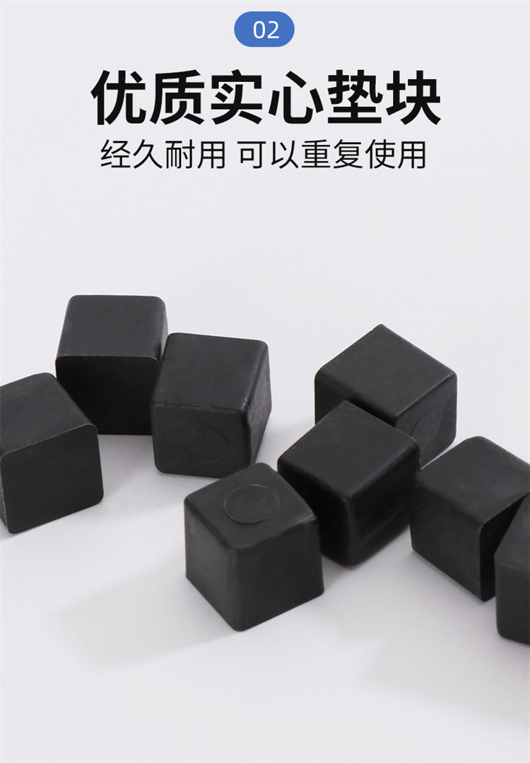 家装装潢施工瓷砖店石材店摆放平稳刷背胶塑料垫块瓷砖垫块方块垫块贴