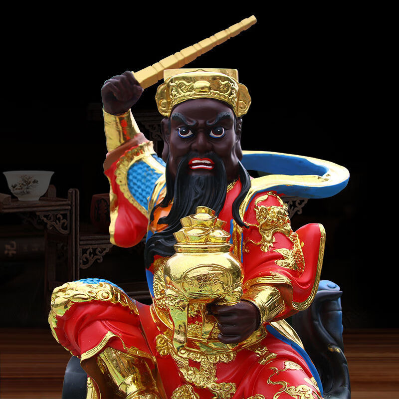 19寸48厘米武财神赵公明红衣【图片 价格 品牌 报价】-京东