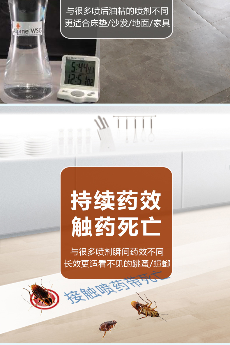 德国巴斯夫速克力跳蚤药灭除跳蚤杀虫剂家用床上猫狗窝喷雾速克力非