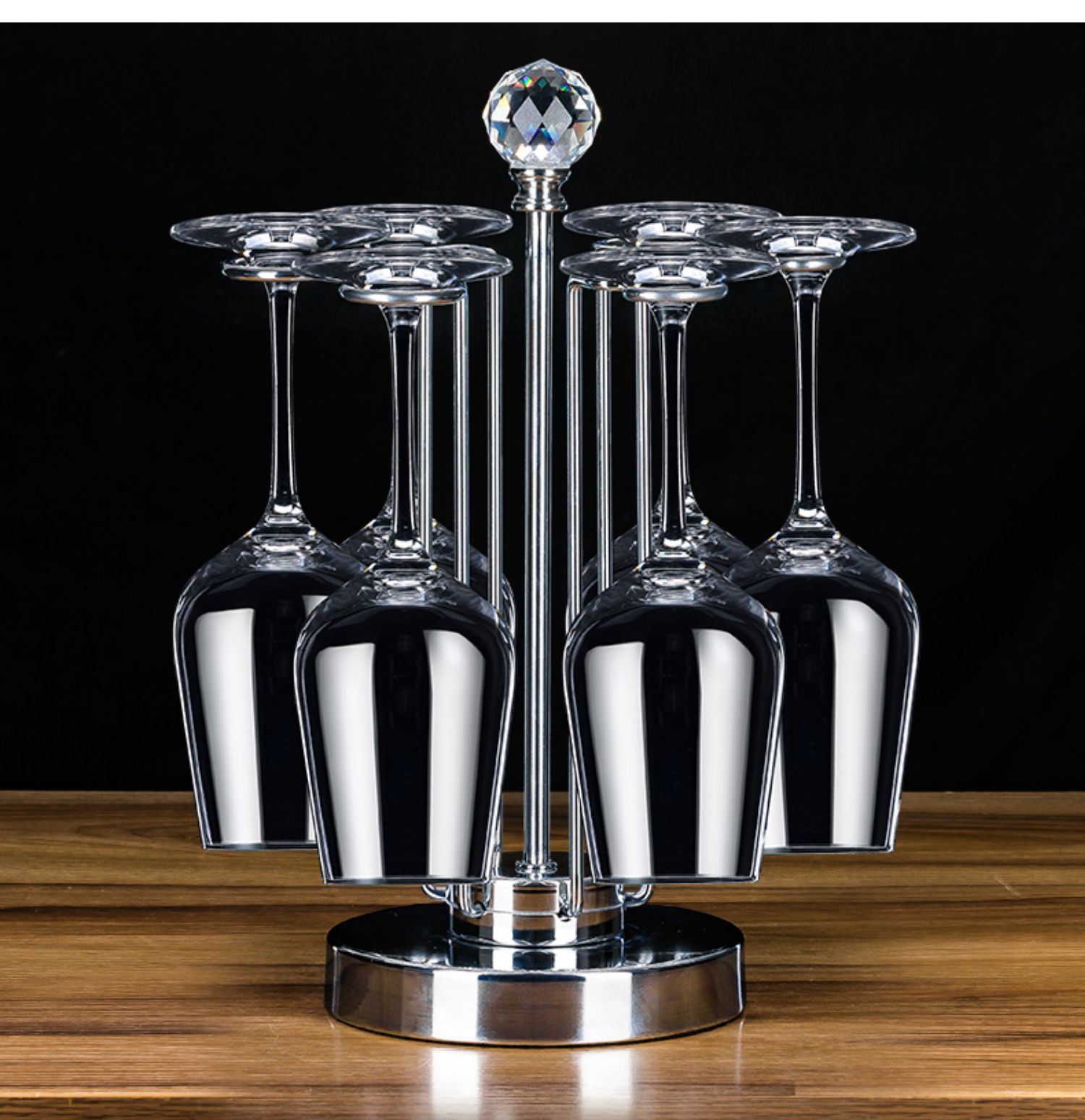 小米mi生态米家通用红酒杯架子挂架家用高脚杯欧式创意倒挂酒架悬挂酒