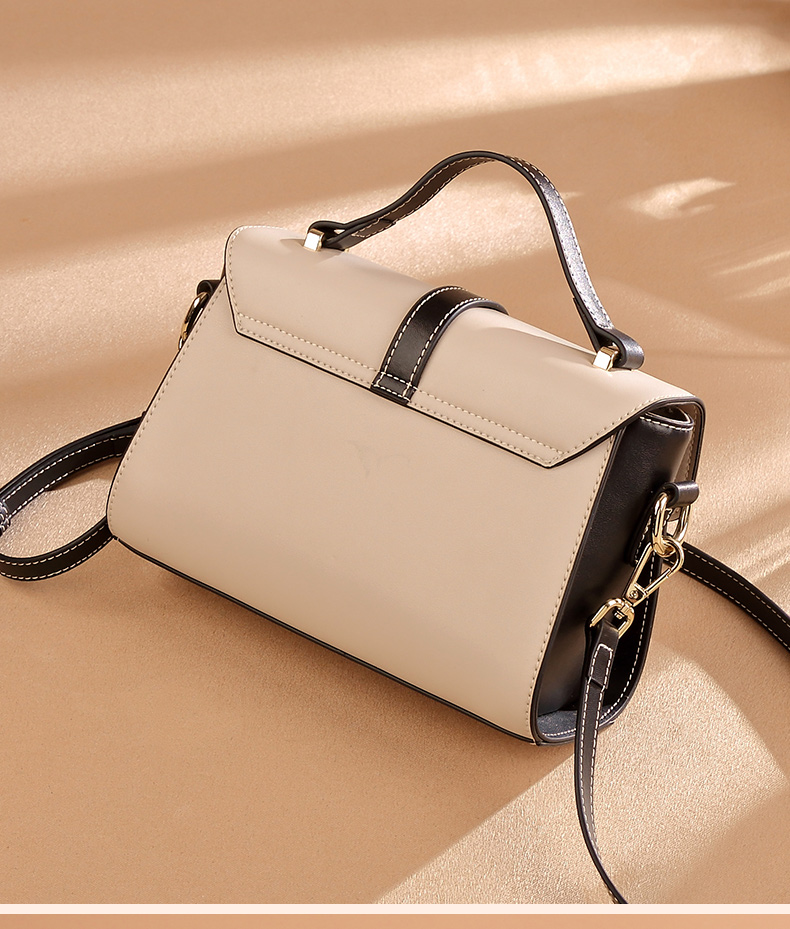 劳斯尼亚品牌包包女包新款真皮时尚百搭铂金包手提单肩斜挎女包软皮小