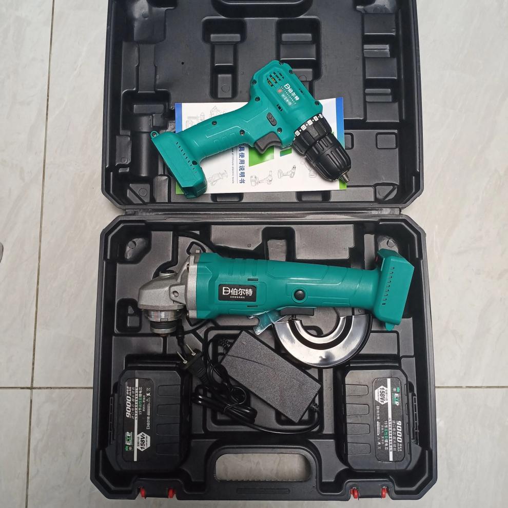 15节无刷充电角磨机电钻扳手三件套锂电大功率电动工具工业级手持15节