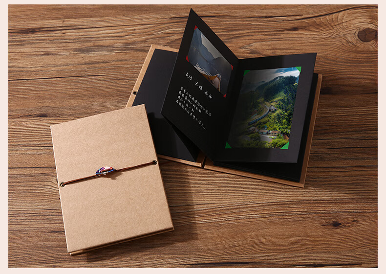 山柏创意diy手风琴相册粘贴式牛皮纸收藏册手工影集折叠页毕业纪念册