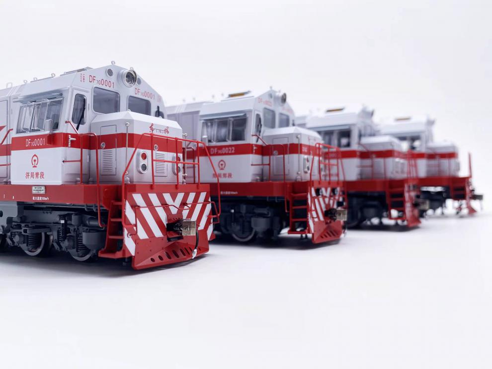 火车模型仿真非合金成品 长鸣火车模型 ho 东风7g型 内燃机车 dcc