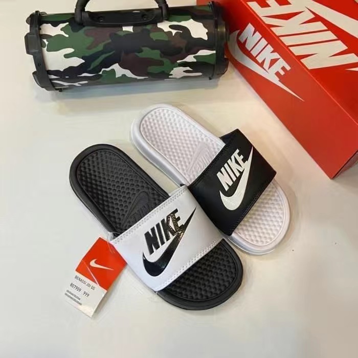 运动拖鞋男潮牌ins个性夏季外穿一字拖女防臭户外情侣凉拖乔6白灰36