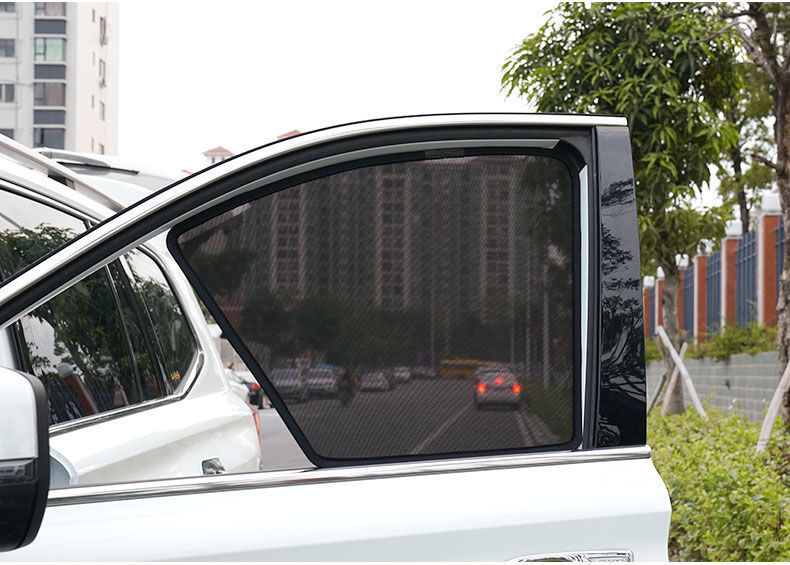 汽车专用遮阳窗帘隔热防晒档夏季前档侧窗用隐形私密新疆西藏专链前